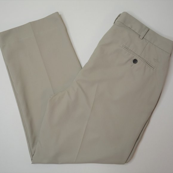 Dockers Other - Dockers D3 Size 36 x 29 Mens FLAT Front STRAIGHT Leg TAN Lightweight Poly PANTS